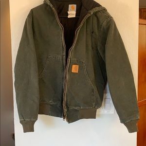 Women’s green Carhartt jacket